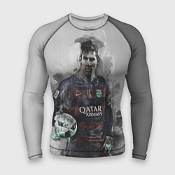 Рашгард мужской Lionel Messi, цвет: 3D-принт