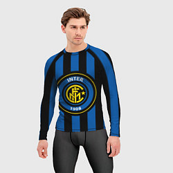 Рашгард мужской Inter FC 1908, цвет: 3D-принт — фото 2