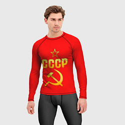 Рашгард мужской СССР, цвет: 3D-принт — фото 2