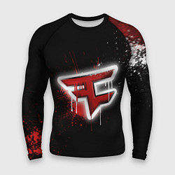 Рашгард мужской FaZe Clan: Black collection, цвет: 3D-принт