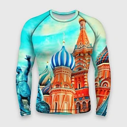 Мужской рашгард Blue Kremlin