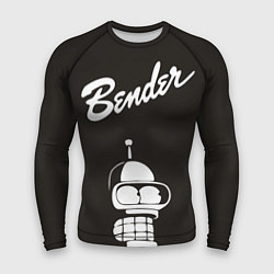 Рашгард мужской Bender Retro, цвет: 3D-принт