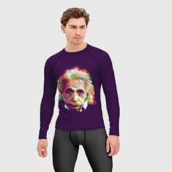 Рашгард мужской Альберт Эйнштейн: Арт, цвет: 3D-принт — фото 2
