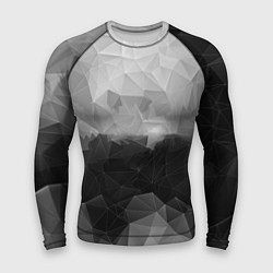Рашгард мужской Polygon gray, цвет: 3D-принт