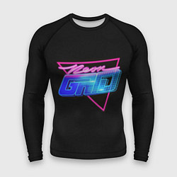 Рашгард мужской GTA VI: Neon Grid, цвет: 3D-принт