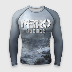Рашгард мужской Metro Exodus: Cold Winter, цвет: 3D-принт