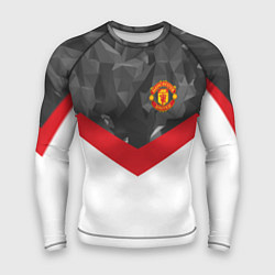 Мужской рашгард Man United FC: Grey Polygons