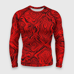 Рашгард мужской Tie-Dye red, цвет: 3D-принт