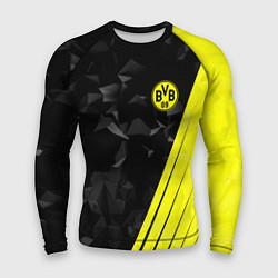 Рашгард мужской FC Borussia Dortmund: Abstract, цвет: 3D-принт