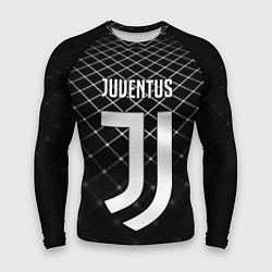 Рашгард мужской FC Juventus: Black Lines, цвет: 3D-принт