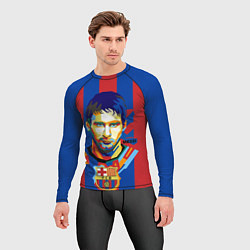 Рашгард мужской Lionel Messi, цвет: 3D-принт — фото 2