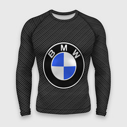 Рашгард мужской BMW CARBON БМВ КАРБОН, цвет: 3D-принт