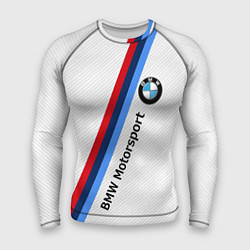 Мужской рашгард BMW Motorsport: White Carbon