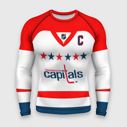 Мужской рашгард Washington Capitals: Ovechkin White