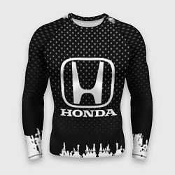 Рашгард мужской Honda: Black Side, цвет: 3D-принт