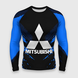 Рашгард мужской Mitsubishi: Blue Anger, цвет: 3D-принт