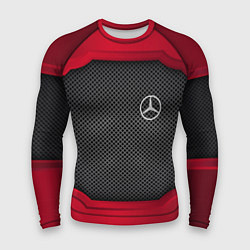 Рашгард мужской Mercedes Benz: Metal Sport, цвет: 3D-принт