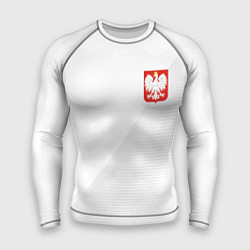 Рашгард мужской Poland Team: Home WC-2018, цвет: 3D-принт