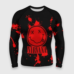 Мужской рашгард Nirvana: Blooded Smile
