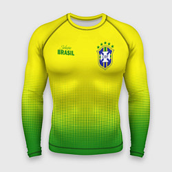Рашгард мужской CBF Brasil, цвет: 3D-принт