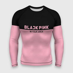 Рашгард мужской Black Pink: In Your Area, цвет: 3D-принт