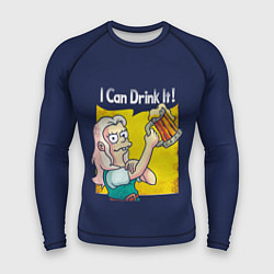 Рашгард мужской I Can Drink It!, цвет: 3D-принт