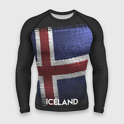 Рашгард мужской Iceland Style, цвет: 3D-принт