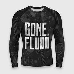 Рашгард мужской GONE Fludd Dark, цвет: 3D-принт