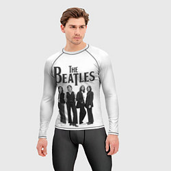 Рашгард мужской The Beatles: White Side, цвет: 3D-принт — фото 2