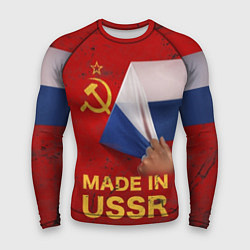 Рашгард мужской MADE IN USSR, цвет: 3D-принт