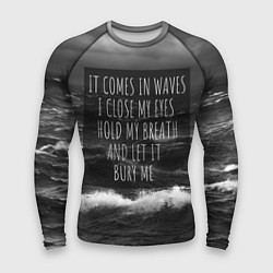 Рашгард мужской Bring Me The Horizon - it comes in waves, цвет: 3D-принт