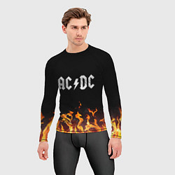 Рашгард мужской AC DC, цвет: 3D-принт — фото 2