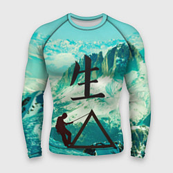Мужской рашгард Горы