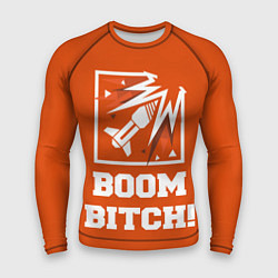 Рашгард мужской Boom Bitch!, цвет: 3D-принт