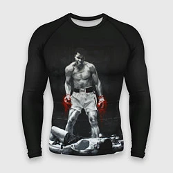 Рашгард мужской Muhammad Ali, цвет: 3D-принт