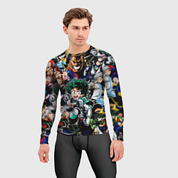 Рашгард мужской Моя геройская академия, цвет: 3D-принт — фото 2