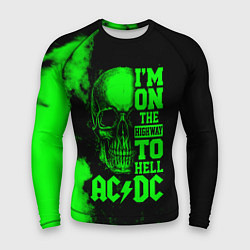 Рашгард мужской I'm on the highway to hell ACDC, цвет: 3D-принт