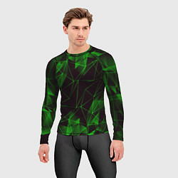 Рашгард мужской GREEN STRIPES, цвет: 3D-принт — фото 2