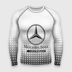 Рашгард мужской Mercedes-Benz, цвет: 3D-принт