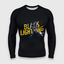 Рашгард мужской Black Lightning - Thunder, цвет: 3D-принт