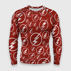 Рашгард мужской The Flash Logo Pattern, цвет: 3D-принт