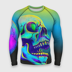 Мужской рашгард Neon skull