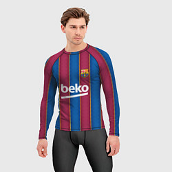 Рашгард мужской FC Barcelona 2021, цвет: 3D-принт — фото 2