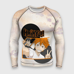 Рашгард мужской Haikyuu, цвет: 3D-принт