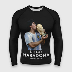 Рашгард мужской Diego Maradona, цвет: 3D-принт