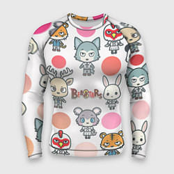 Рашгард мужской BEASTARS CHIBI, цвет: 3D-принт