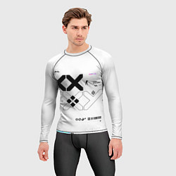 Рашгард мужской Desert Eagle: Printstream White, цвет: 3D-принт — фото 2