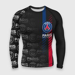 Рашгард мужской ФК ПСЖ PARIS SAINT GERMAIN, цвет: 3D-принт