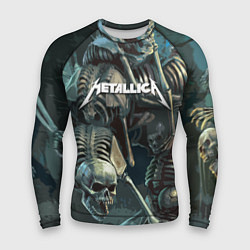 Рашгард мужской Metallica Metal Skull, цвет: 3D-принт