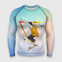 Рашгард мужской Скейтер, цвет: 3D-принт
